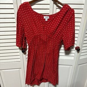 Myra Bag Red Floral Mini Dress